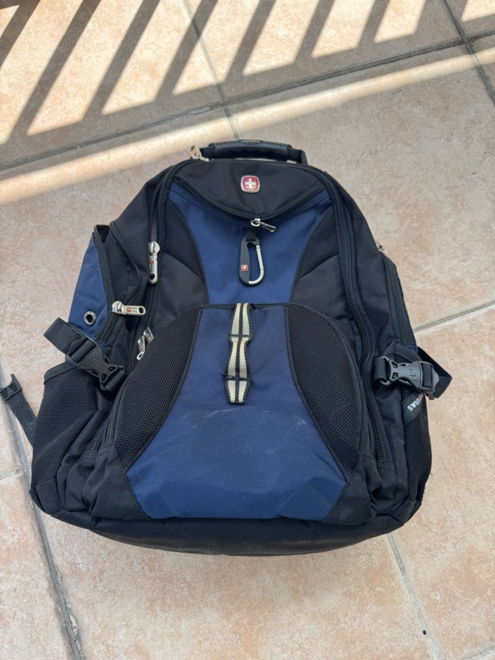 SwissGear Blue and Black Everyday Laptop Backpack